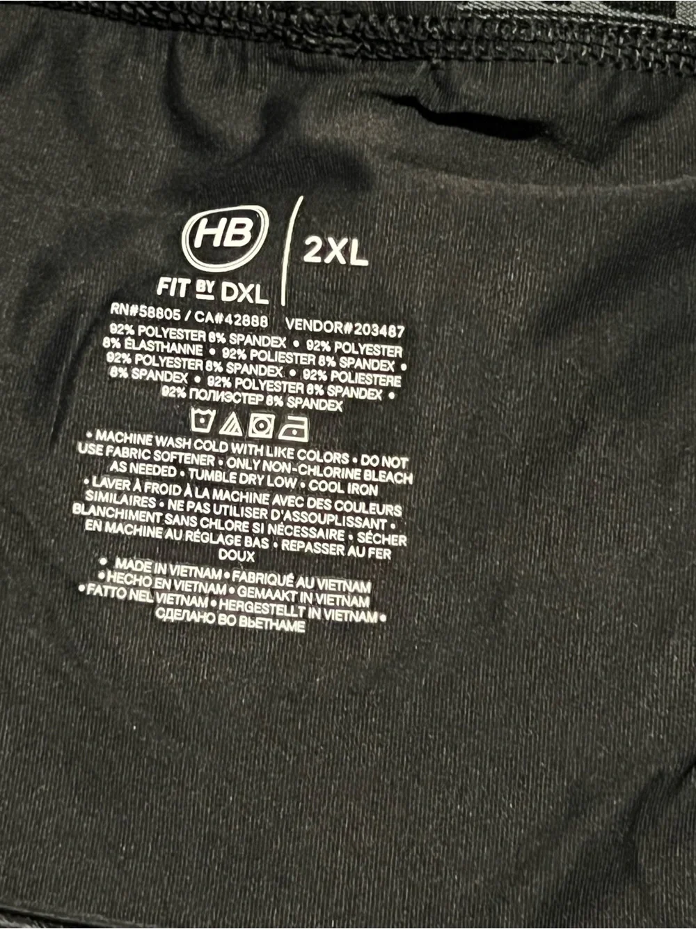 Harbor Bay stretchy black